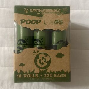 Right Bags Earth Friendly Green Pet Waste Bags Eco-Friendly Heavy Duty 18 Rolls